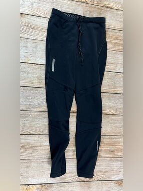 Women’s Specialized Therminal EX Black Cycling Tights Fleece Lined Size Small